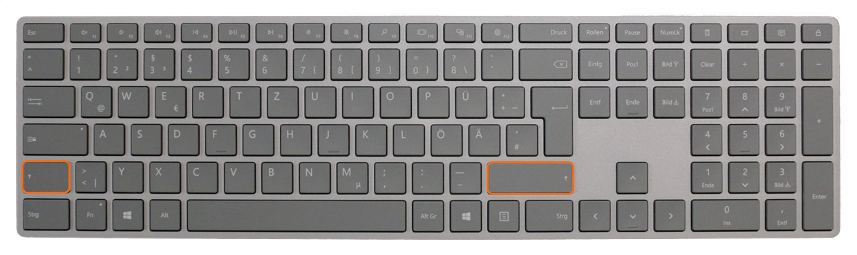 Tastatur Shift Win - Lightroom-Tiger-Tipp #8: "Stichwort-Graffiti"