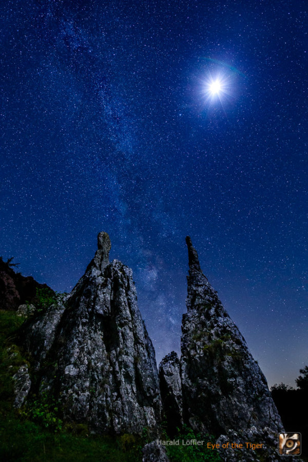 Ein heller Stern in dunkler Nacht...